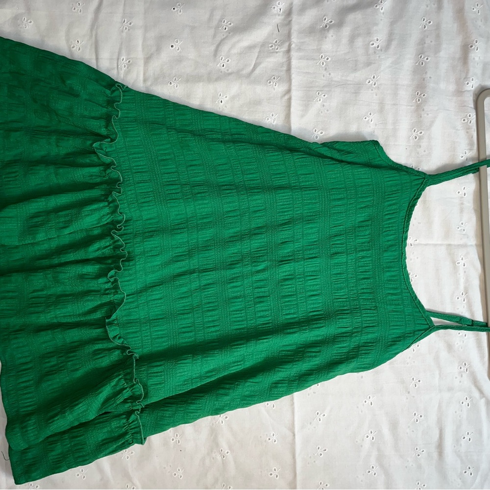 SHEIN Green Mini Dress